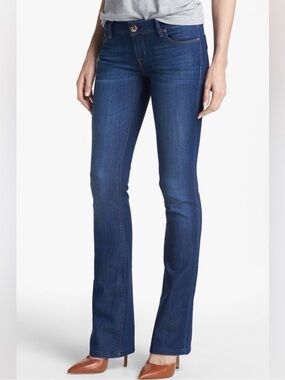 DL1961 Cindy Slim Boot Jeans Women’s 27 Low Rise Bootcut Medium Wash Bolt Y2K